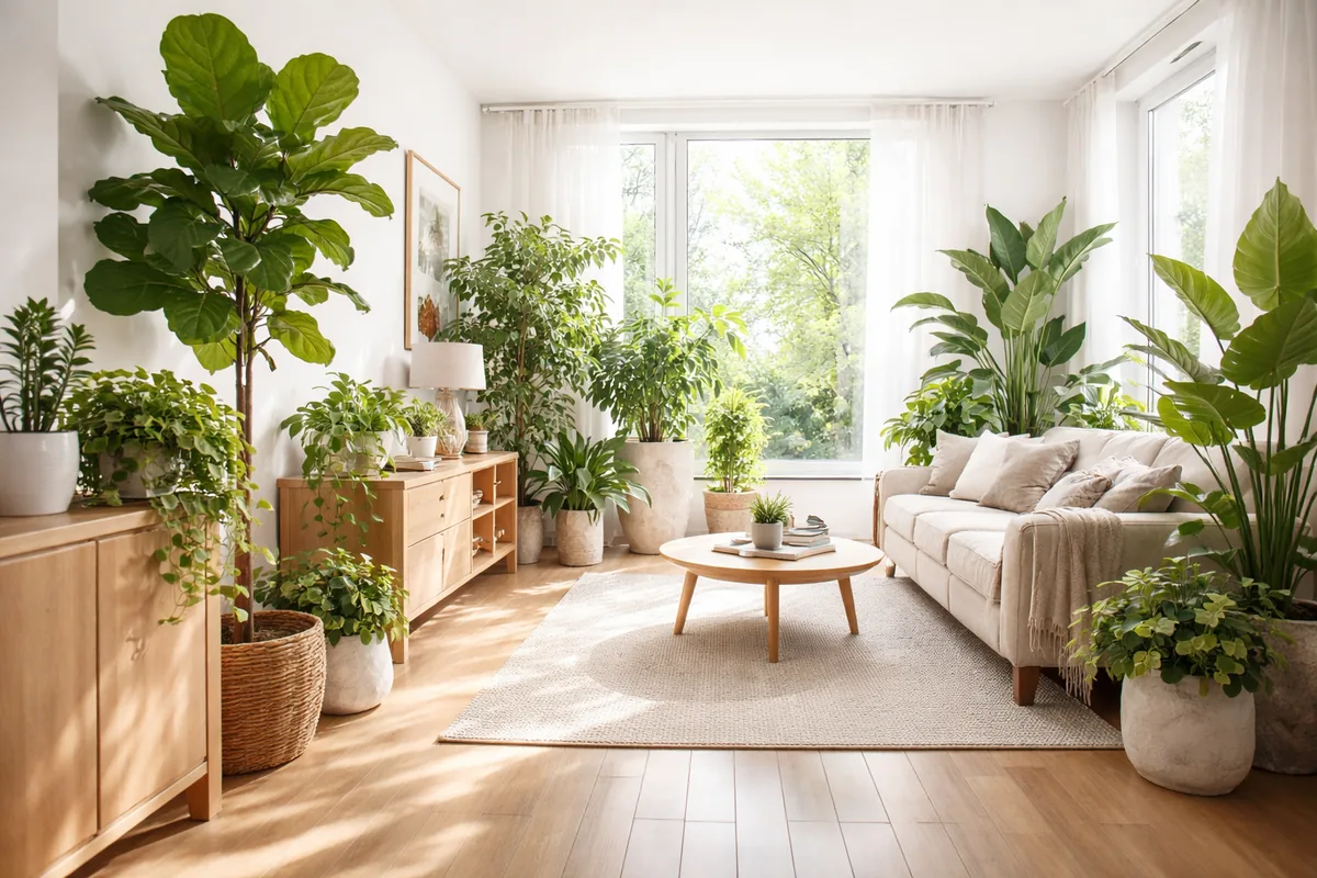 Comment intégrer des plantes d'intérieur pour améliorer la luminosité d'une pièce