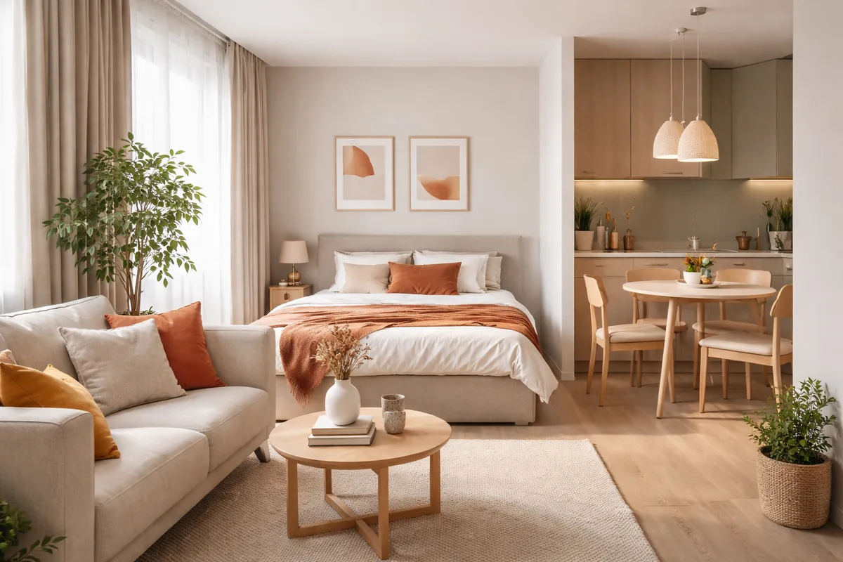 Comment choisir les couleurs pour optimiser l'espace d'un studio