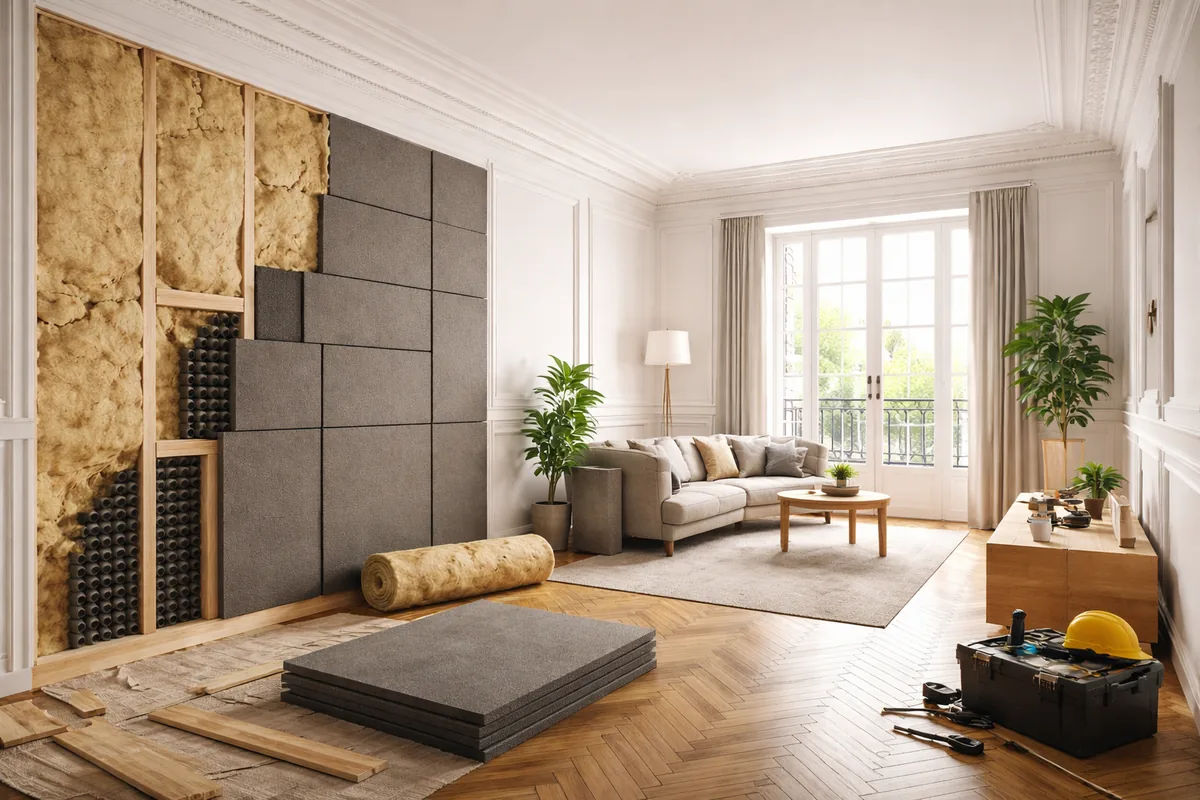 Faut-il prévoir une isolation phonique dans un appartement ancien